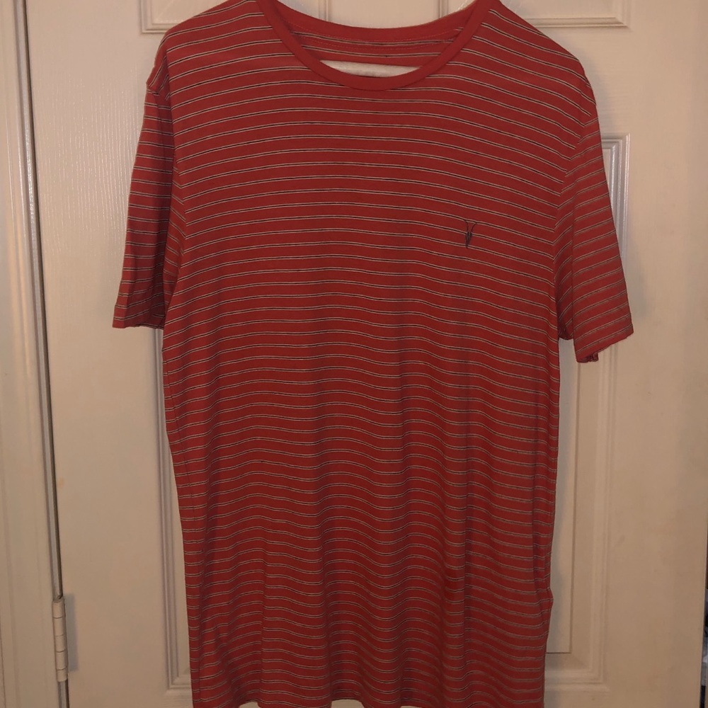 AllSaints Men Striped Shirt